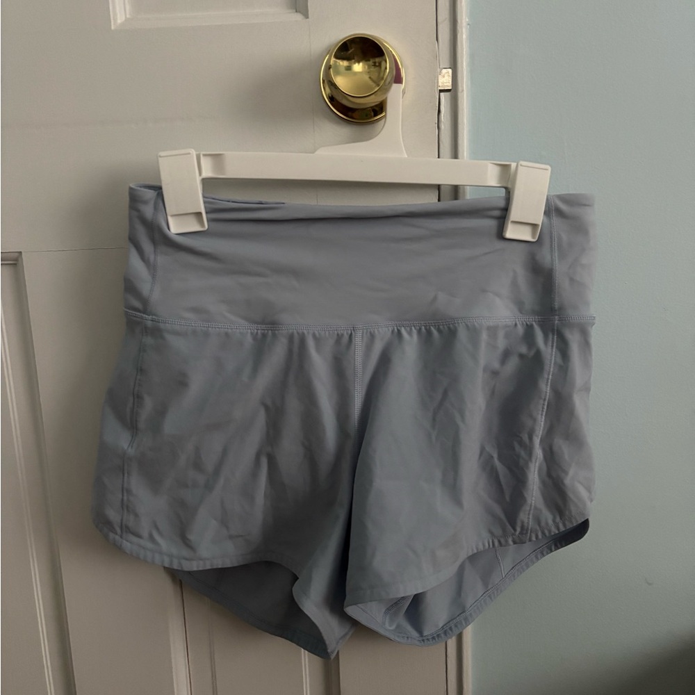 lululemon athletica Light Blue Athletic Shorts
